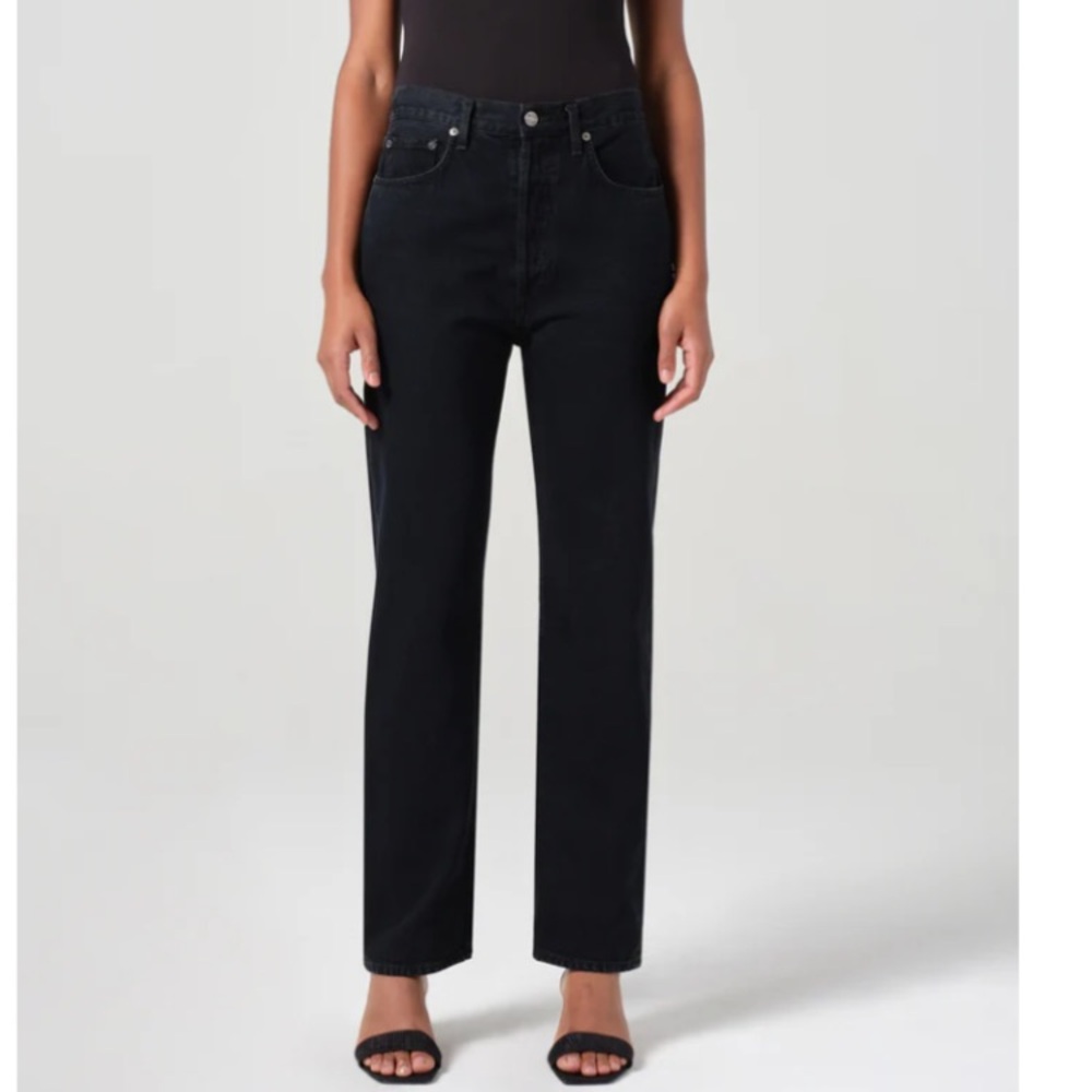 90'S PINCH WAIST HIGH RISE STRAIGHT